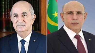 غزواني يهنئ نظيره الجزائري بفوزه بمأمورية رئاسية جديدة ويتعهدان بتعزيز العلاقات الأخوية بين البلدين