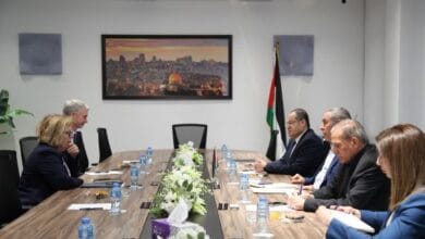 فلسطين: الشيخ يؤكد لمساعدة وزير الخارجية الأميركي ضرورة وقف الحرب على غزة والتنديد بجرام الاحتلال