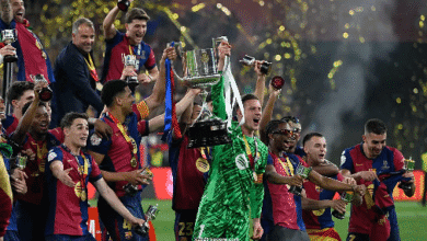 قذيفة كوندي تجهض ريمونتادا الريال وتتوج برشلونة بكأس الملك