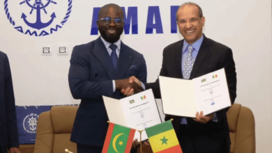 توقيع اتفاقية تعاون في مجال الشؤون البحرية بين موريتانيا والسنغال