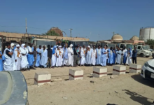 احتجاج لموزعي الغاز المنزلي أمام مقر شركة "سوماغاز" ضد ارتفاع الأسعار