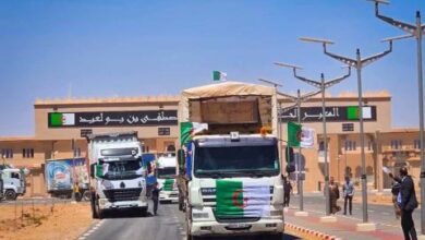 بدء التصدير عن طريق المعبر الحدودي بين تيندوف والزويرات