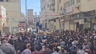 سوريا,.. تشييع حاشد في السيدة زينب لرئيس أعيان الطائفة الشيعية بعد اغتياله