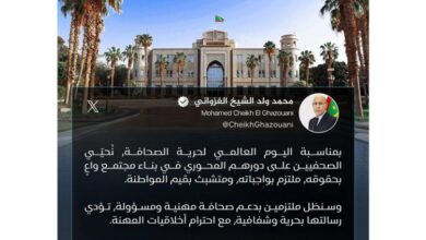 الرئيس الغزواني: سنظل ملتزمين بدعم صحافة مهنية ومسؤولة