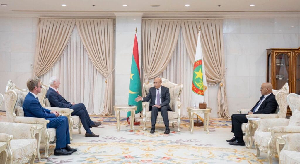 غزواني يستقبل المبعوث الأممي المكلف بملف الصحراء الغربية