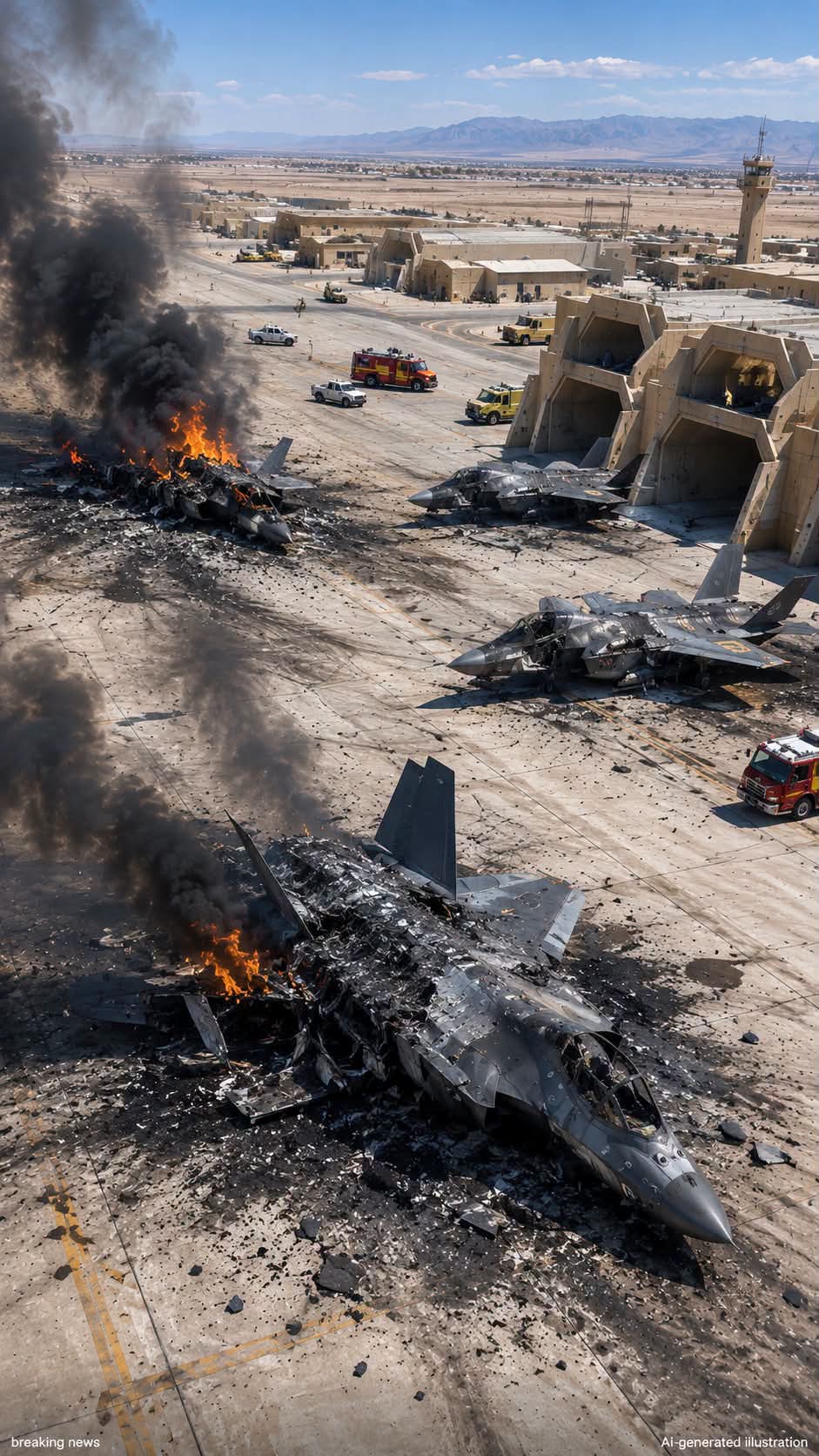 حرس الثورة الإيراني يعلن تدمير 3 مقاتلات F-35 وإصابة 3…