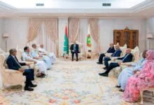 غزواني يستقبل لمنسق الحوار الوطني ورؤساء الأطراف السياسية المشاركة فيه