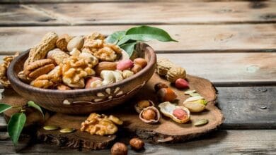 كمية المكسرات التي يمكن تناولها يوميا