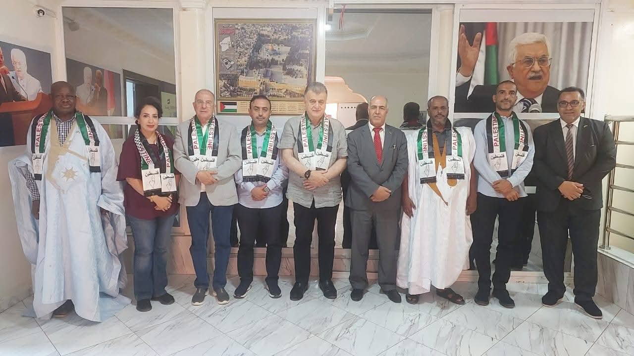 وفد نقابي عربي يؤكد من نواكشوط دعمه للعمال والقضية الفلسطينية