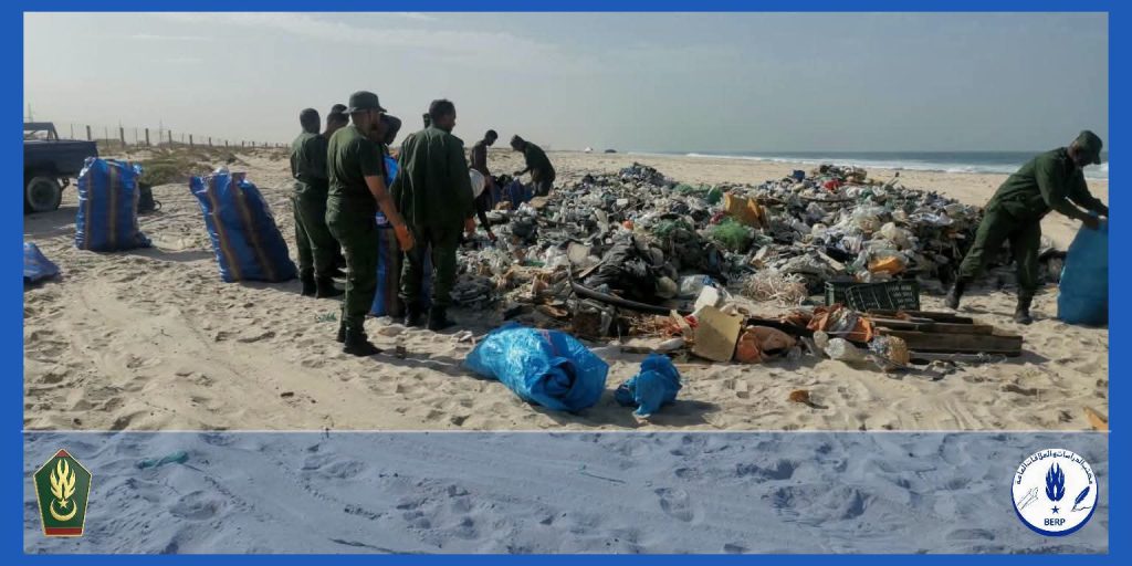 وزيرة البيئة تتفقد حملة تنظيف شواطئ نواكشوط